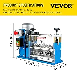 VEVOR Electric Wire Stripping Machine, 370W