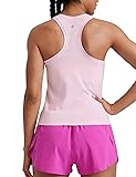 CRZ YOGA Womens Seamless Racerback Tank Scoop Neck