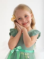 Sinhoon Toddler Girl Tulle Dress Summer Ruffle