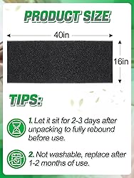 RV Air Conditioner Replacement Filters- 40 x 16 x