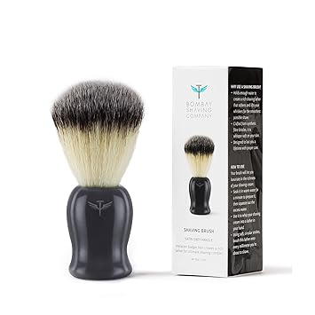 Bombay Shaving Company Imitation Badger Shaving Brush, Cruelty-Free Bristles