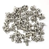PZRT 40pcs M4x8 Terminal Block Screws with 8x8mm
