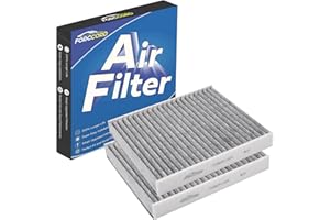 Forccord 2 Pack HEPA Cabin Air Filter Fits for 2022-2026 Tundra, 2018-2026 Lexus LS500h, 2023-2026 Sequoia, 2024-2026 Tacoma Activated Carbon Cabin Filter Replacement 87139-50110 Car Accessories