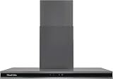 Russell Hobbs 90cm Midnight Collection Chimney Cooker Hood Dark Steel