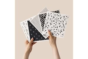 RECYCO Swedish Dishcloths for Kitchen | 5 Packs Geometric Washable Dish Rags | Cellulose Reusable Cleaning Paper Towels | Absorbent Counter Dish Cloth Sponge Kitchen Wipes, 8" L x 7" W