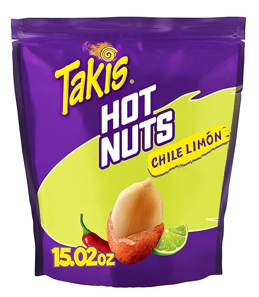 TAKIS CHILE LIMON HOT NUTS 15.02 OZ SHARING...