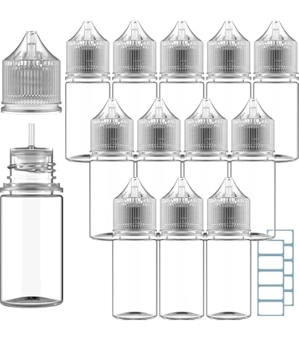 Amazon.com: Chubby Gorilla 120mL V-3 Clear PET Unicorn Plastic Bottles (10  Pack) - Squeeze bottle, Juice Bottles Authentic Chubby Gorilla Dropper  Bottle with Squeeze Dropper : Industrial & Scientific