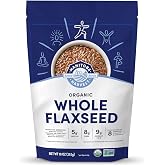 Manitoba Harvest Whole Organic Flaxseed, 10 oz | 5 g Plant-Based Protein and 9 g Omegas 3 and 6 per 30 g Serving, Non-GMO, Organic, Vegan