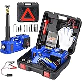Electric Car Jack kit 5 Ton 12V Electric Floor Jack Lift for Vehicle, Electric Hydraulic Jack Auto Repair Tool Set with Built