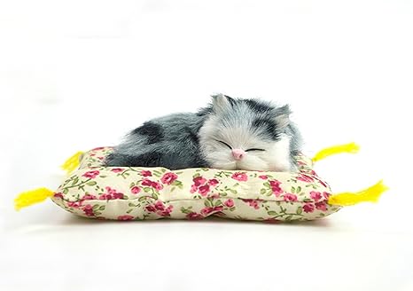 Amazon 小さい子猫 超 リアル かわいい 座布団 ねこ 猫 マイホット 灰色猫 インテリア オンライン通販