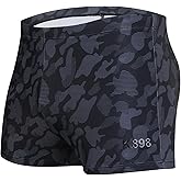 K898 Men's Square Leg Swimming Jammer Shorts UPF50+,Men Swimsuit Swim Jammers Fabric Shape Retention