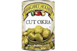 Margaret Holmes Cut Okra (Pack of 3) 14.5 oz Cans