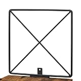 VASAGLE Corner Shelf Wall Mounted 5 Tier Rustic Brown Black LLS851B01 view 7