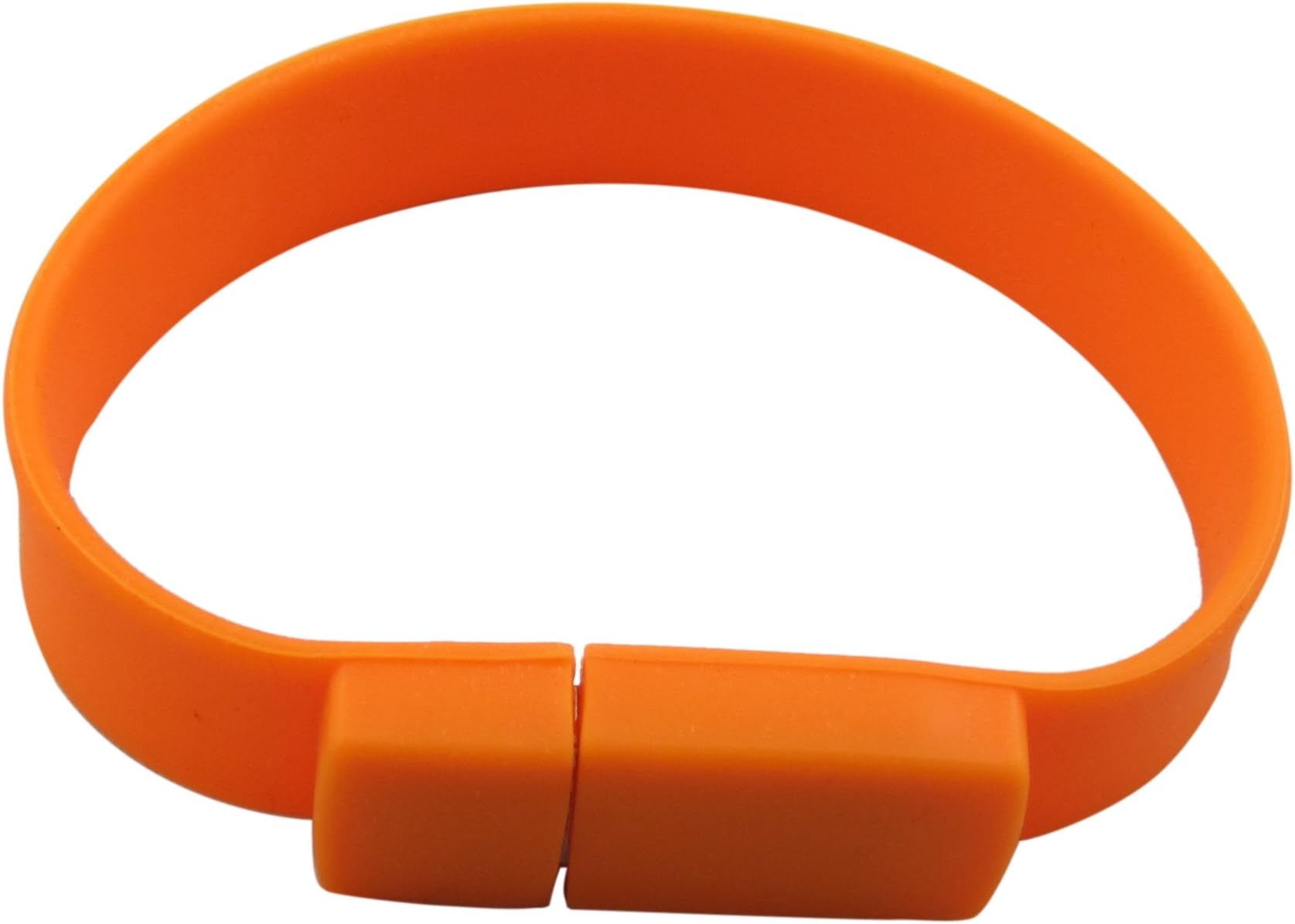 Lalakie Wristband Bracelet USB 3.0 Memory Stick Pendrive Flash Drive 8GB High Speed (Orange)