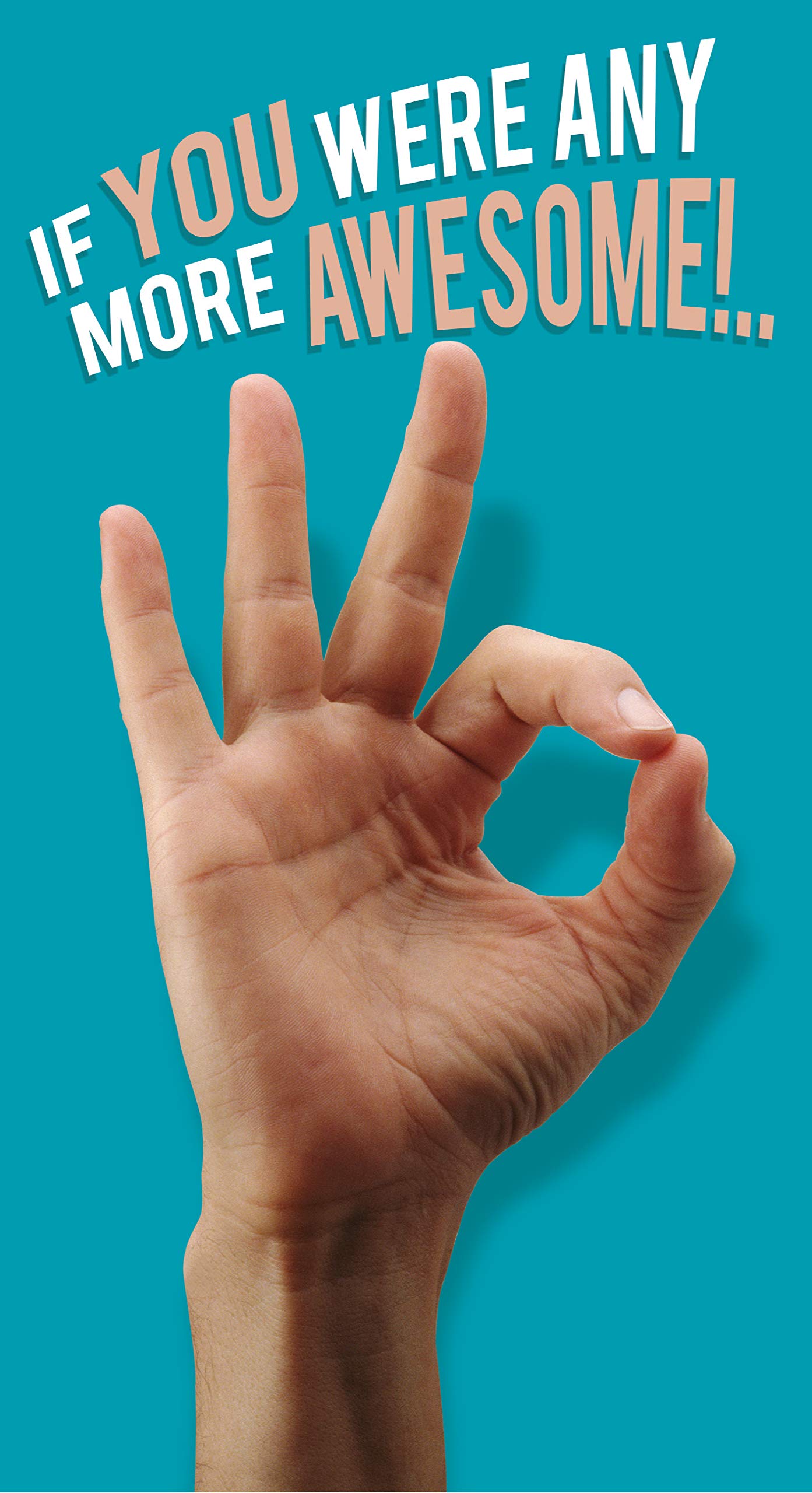 Awesome, Birthday, Greetings Card, 130x235mm