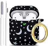 Moon Star Silicone Case Compatible with Airpods
