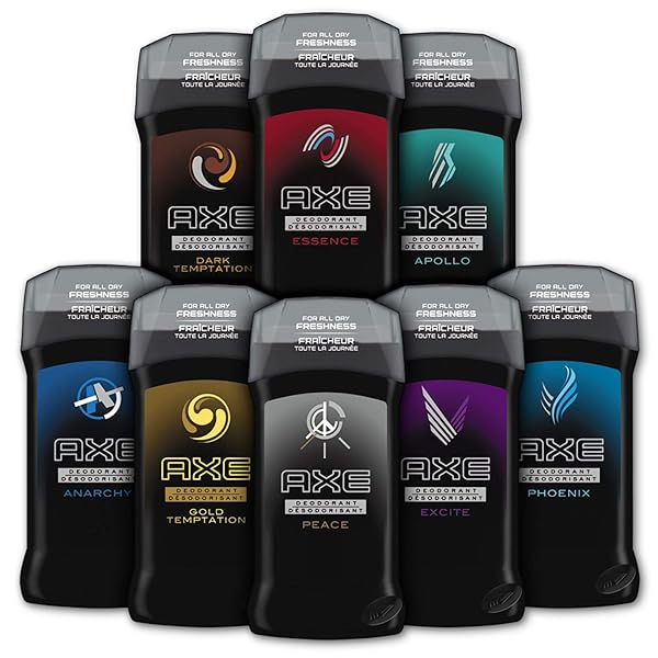 AXE DEODORANT STICK FOR MEN FOR LONG LASTING ODOR PROTECTION, DARK TEMPTATION SMOOTH DARK CHOCOLATE SCENT MEN’S DEO, FORMULATED WITHOUT ALUMINUM 3.0OZ