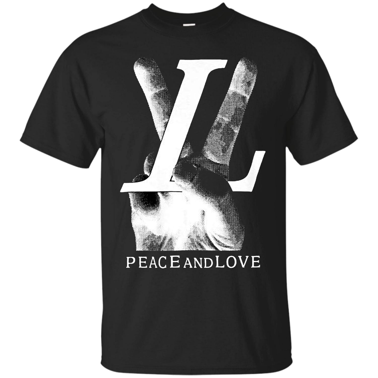 Amazon.com: Peace and Vuitton Louis Shirt for LV Men Love ...