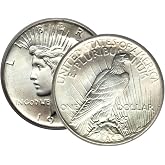 1 - Peace Silver Dollar Mid-1920's Dated Extra Fine or Better