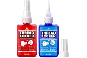 Thread Lock Kit (272 & 243) - 100ml/ 3.38 oz Medium & Strong Strength Removable Threadlocker - Secure Nuts, Bolts & Fasteners