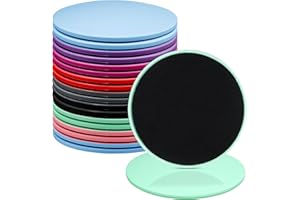 Core Sliders for Working Out, 10 Pairs Dual Sided Exercise Sliders Fitness Discs, Pilates Sliders for Exercising, Core Workou