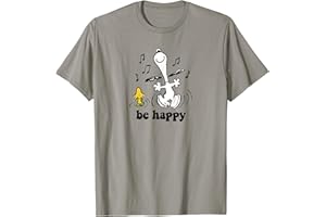 Peanuts - Snoopy and Woodstock's Be Happy Dance T-Shirt