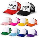 HEGFUIA 10 Pack of Blank Trucker Hat Bulk Men and Women Hats Bulk DIY Graffiti Mesh Hat Hot Stamping Hats