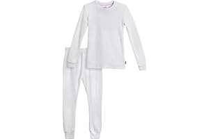 City Threads Made in USA Little Girls Thermal Cotton Underwear Set Long Soft Breathable Base Layer