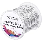 Anezus 18 Gauge Jewelry Wire for Jewelry Making, anezus Craft Wire Tarnish Resistant Copper Beading Wire for Jewelry Making S