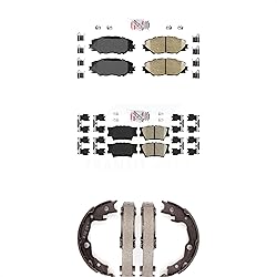 Transit Auto Front Rear Ceramic Disc Brake Pads Kit
