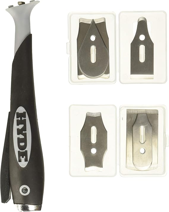HYDE Contour Scraper with 6 Changeable Blades , multicolor 10450 eBay