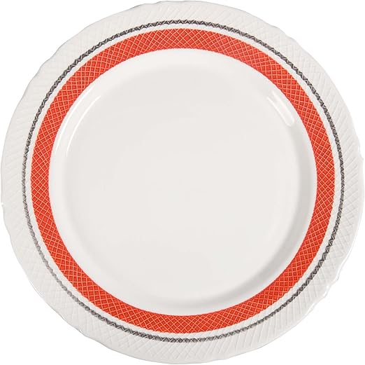 Comptoir De Famille 162600 Assiette Plate Faïence Blanc