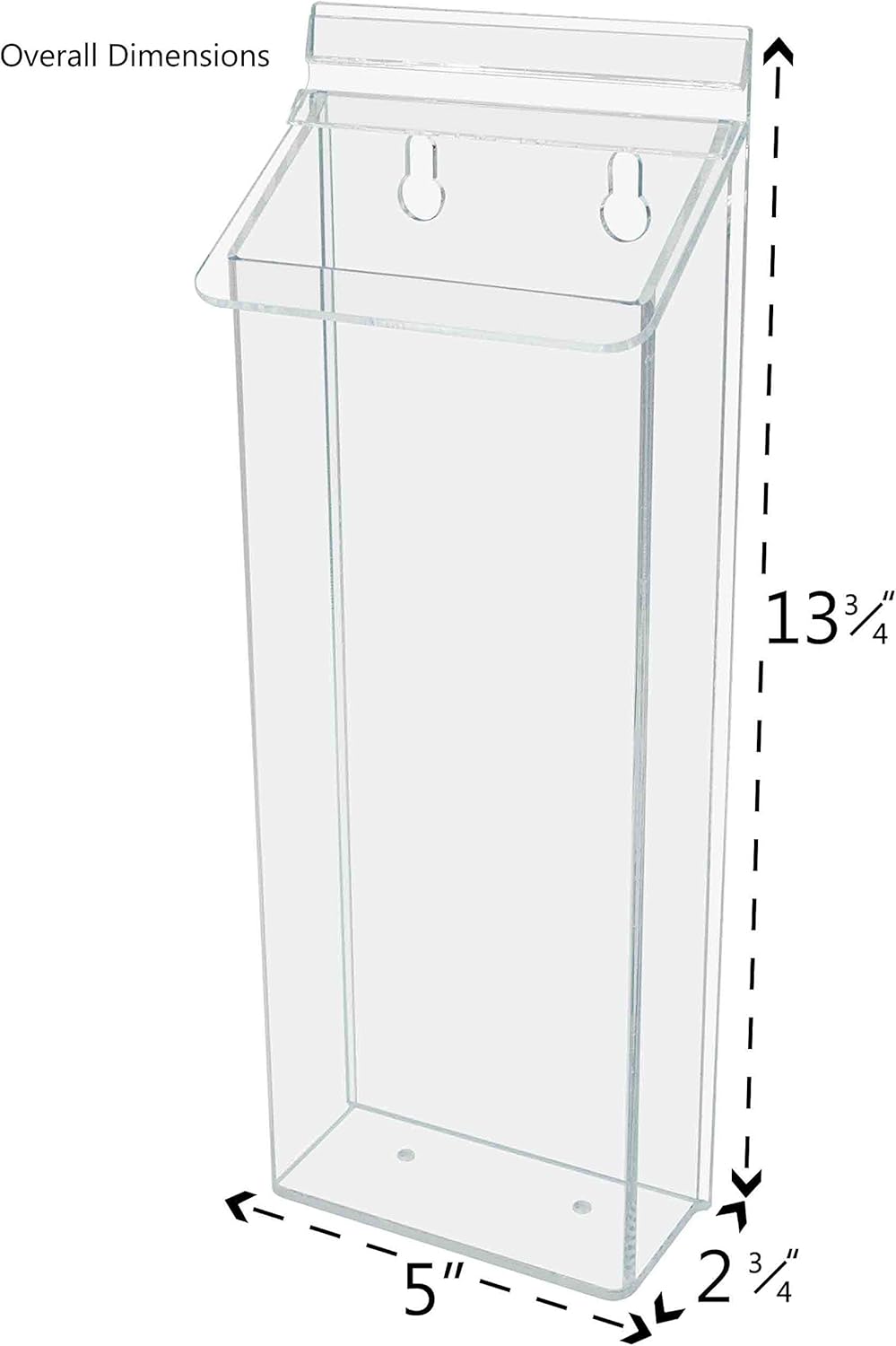 outdoor brochure holders on Marketing Holders Outdoor Brochure Holder 4w X 11h Tri Fold Real Estate Sheet Box Pamphlets Maps Menus For Sign Store Front Or Vehicle Display Take One Display Box 4 Pack Clear Retail