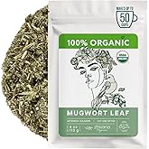 Mugwort Tea Organic Loose Leaf (4oz) - Artemisia Hierba Seca Organica