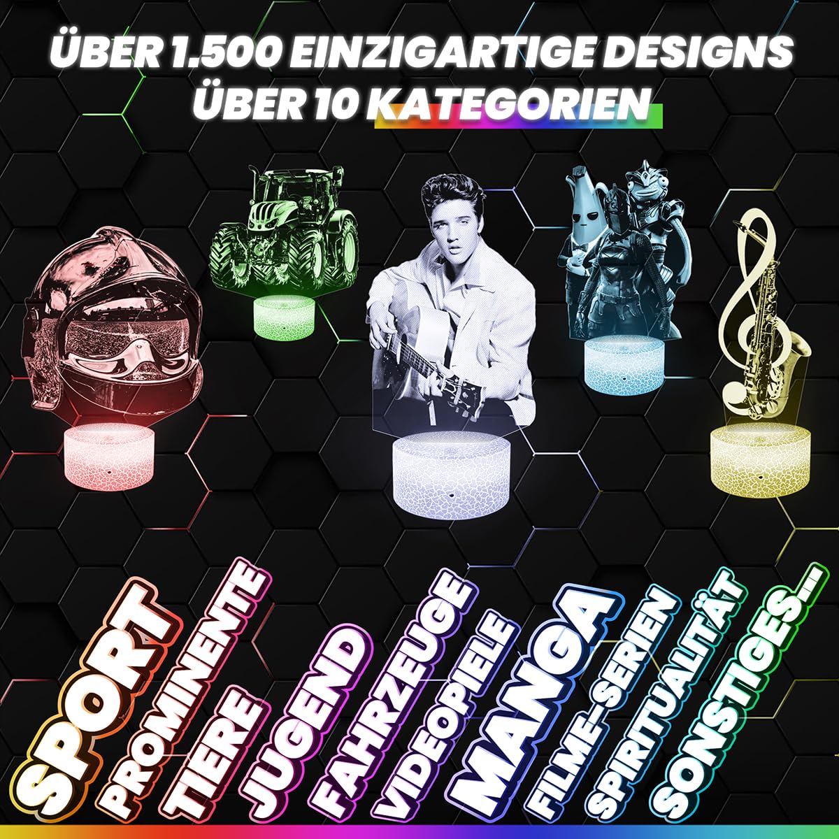 Lampephoto.fr - COD MW2 Simon Ghost Riley, Dekoration Jungenzimmer Gaming Gamer Videospiele Geschenkidee COD MW2 Geschenkidee Schreibtischlampe Geschenkidee Teenager, 3D Led Illusion TOP 8