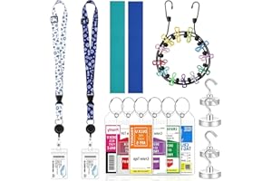 Reaindeer Cruise Essentials 2026 Must Haves,15 pcs Cruise Accessories for All Cruise Lines, 2 Adjustable Lanyards, Waterproof