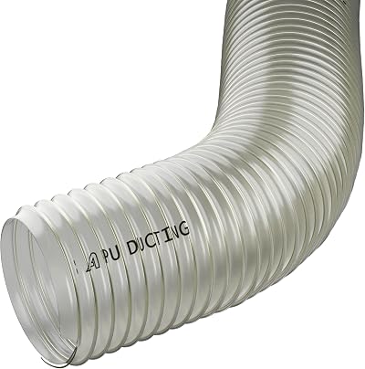 AP Automotive 100mm 4 Inch Polyurethane Dust Fume Extraction Pipe 2M