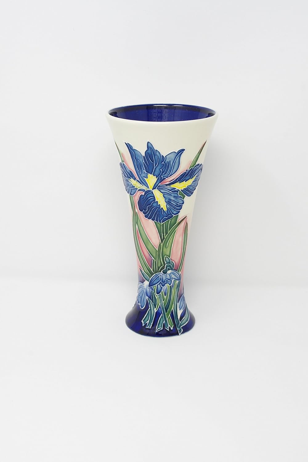 OLD TUPTON WARE IRIS VASE 8" 210X95X95 TW1298, White, 8 inches - Image 3