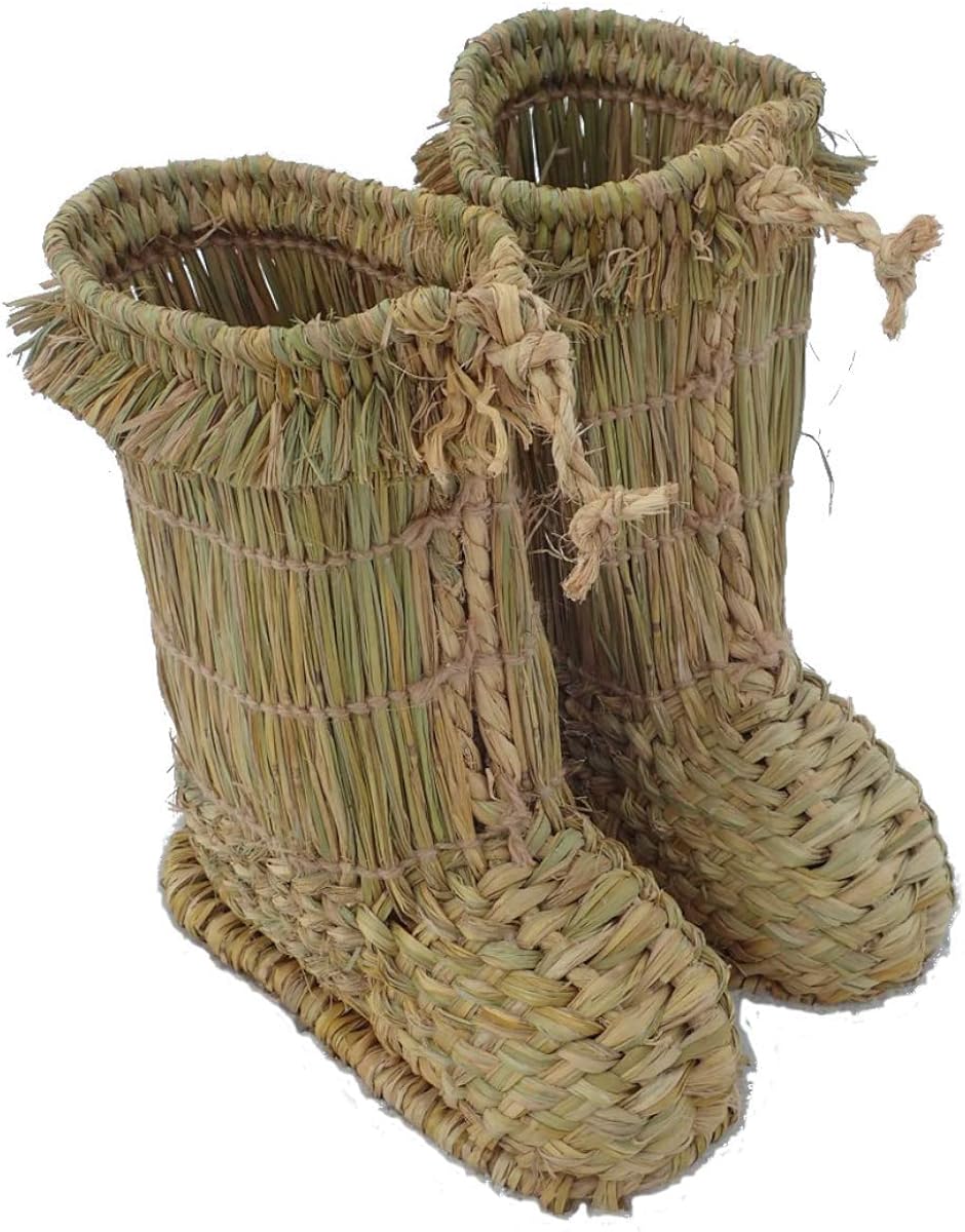 わらぐつ 約25cm 雪国で手作り シューズ バッグ Amazon