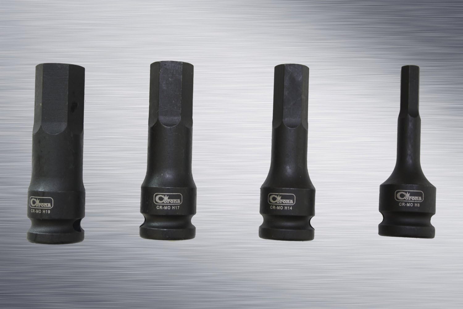 Exclusive Impact Star bit Socket Set 8 pcs, hex, 1/2 (C6951), Variety Pack - Image 3
