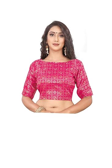 Jacquard Woven Womens Unstitched Fabric Blouse Piece