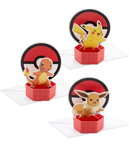 Amazon.com: ColorBoxCrate Pokemon Valentines Day Cards for School Classroom  Exchange, Valentine I Choose You 10 Pack, : Office Products