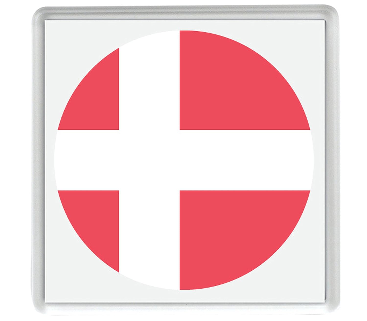IamEngland pabellón de Dinamarca Emoji 58mm x 58mm Nevera imán ...
