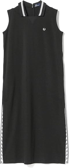 Amazon レイビームス Ray Beams ワンピース Fred Perry Ray Beams 別注 ノースリーブ ワンピース レディース Black One Size ワンピース チュニック 通販