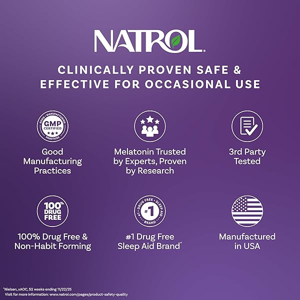 NATROL LIQUID MELATONIN 2.5 MG, ADULT MELATONIN SUPPLEMENT TO FALL ASLEEP FASTER AND STAY ASLEEP LONGER, WAKE UP REFRESHED, 8 FL OZ BERRY-FLAVORED LIQUID, UP TO A 23 DAY SUPPLY