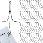 40 Pack Cabinet Door Painting Drying Rack 304 Stainless Steel Hangers | No-Drill Spray Drying | Metal Painting Hanging Hooks | Classroom System