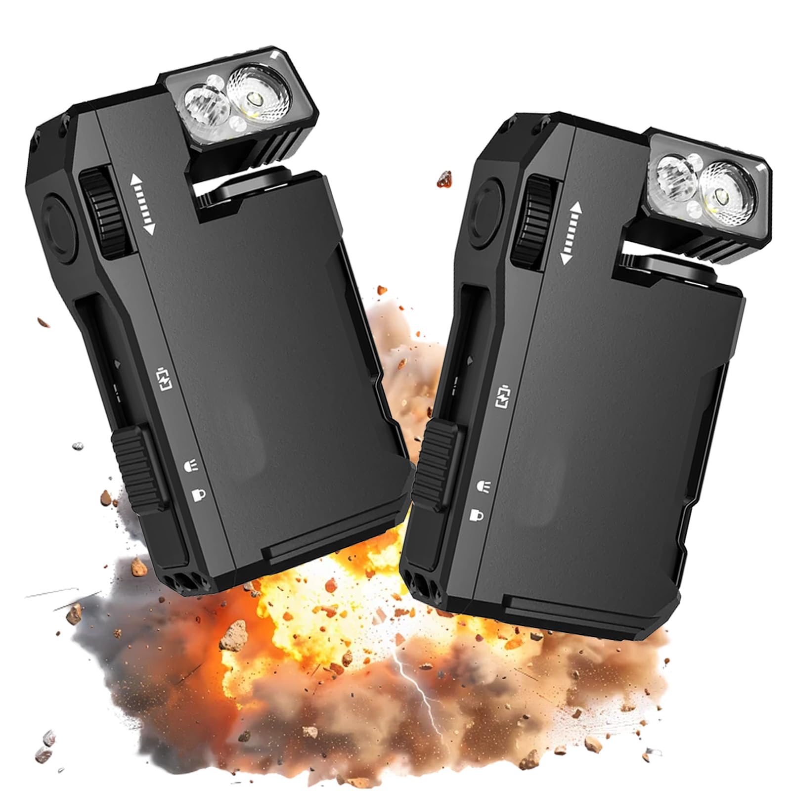 Photo 1 of 2pcs G5 EDC Flashlight - 2024 Nostalgia Edition 400 Lumens Mini Rechargeable Flashlight?Equipped Waterproof Functions,Extended Battery Endurance.The Flashlight is Suitable for Outdoor,Emergency