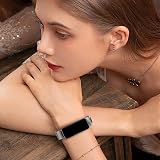 Vancle Stainless Steel Mesh Loop Strap for Fitbit Inspire 3 Silver view 7