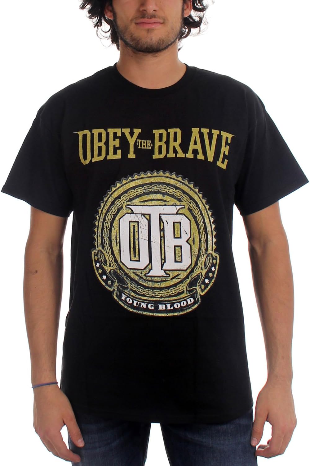 Obey The Brave - Mens Crest T-Shirt