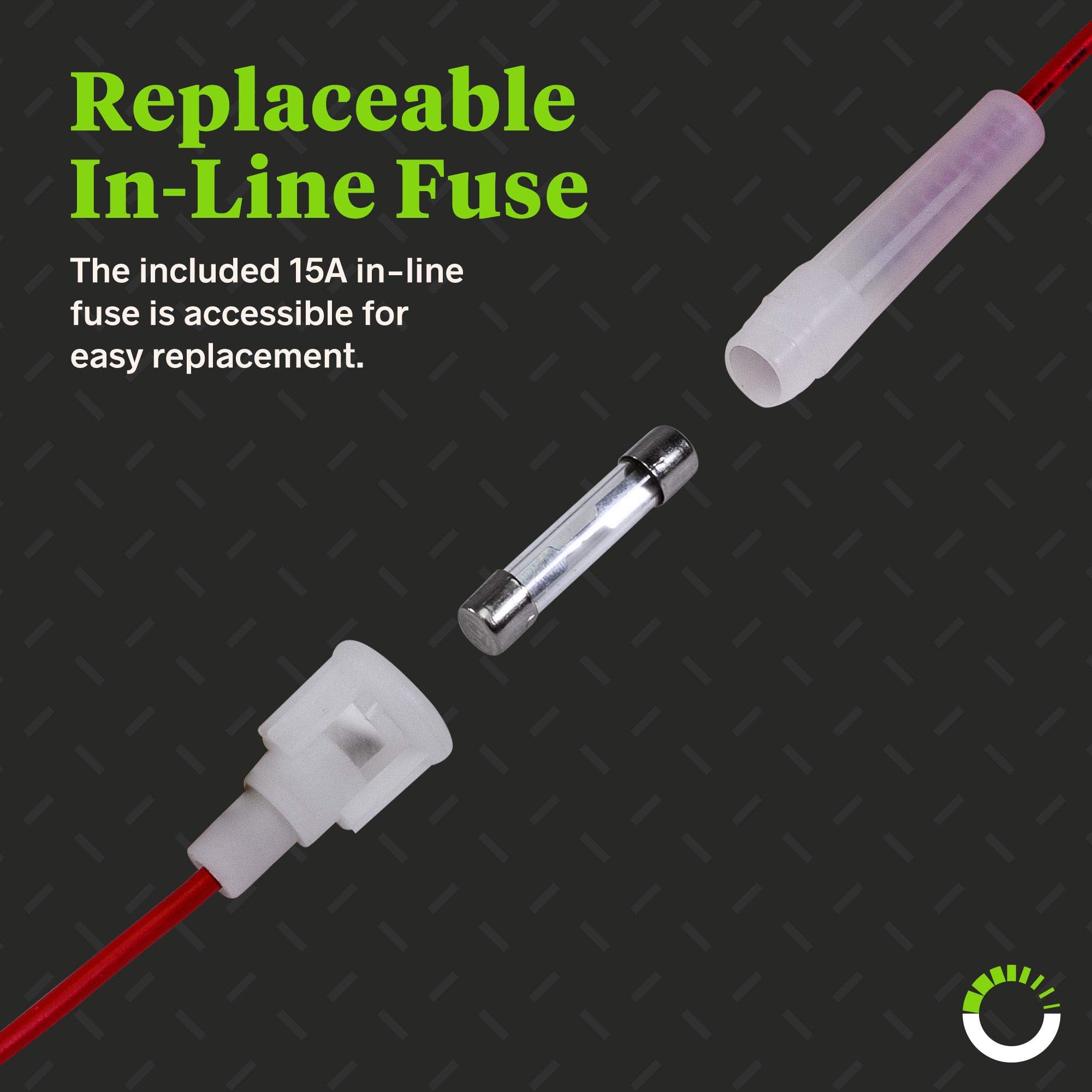 ONLINE LED STORE Automotive DC Power Outlet Extension [Heavy Duty] [12V